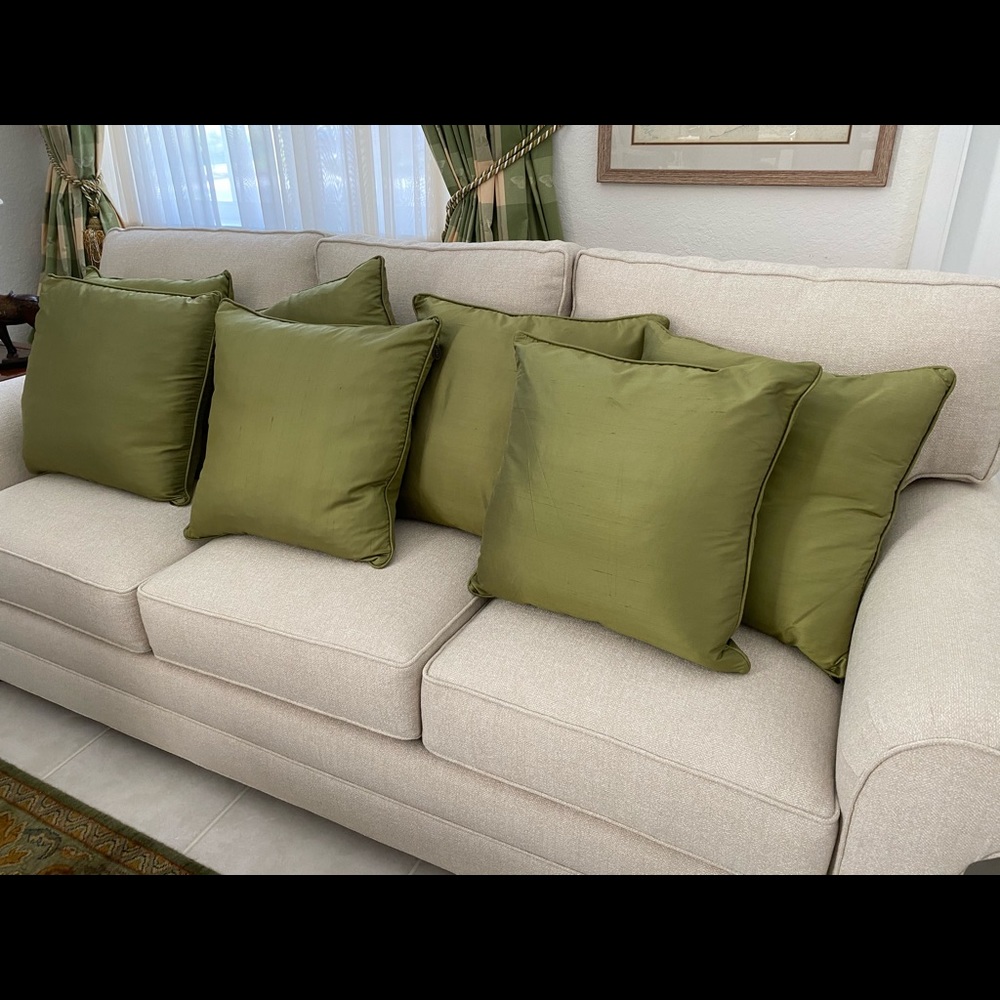 Silk pillows